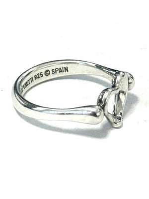AUTHENTIC Tiffany & Co Elsa Peretti Open Heart Ring Size K