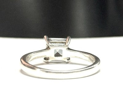 London Blue Topaz Solitaire Ring New Size N