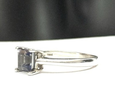 London Blue Topaz Solitaire Ring New Size N