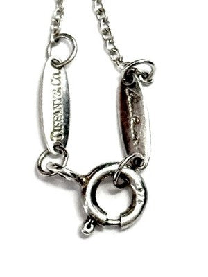 Authentic Tiffany & Co - Elsa Peretti Eternal Circle Pendant & Tiffany Chain