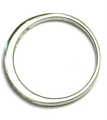 Sleek White Gold Channel 0.4ct Diamond Half Eternity Stacking Ring