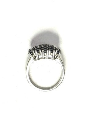 Amazing Pyrite Lit Lapis Lazuli Cluster Ring