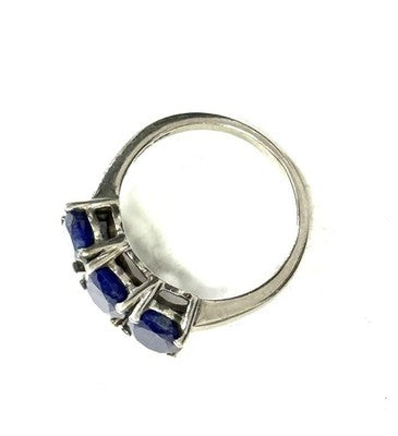 New Lapis Lazuli Trilogy Ring Size N