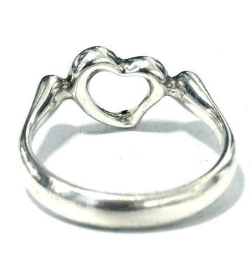AUTHENTIC Tiffany & Co Elsa Peretti Open Heart Ring Size K