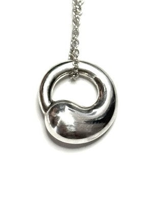 Authentic Tiffany & Co - Elsa Peretti Eternal Circle Pendant & Tiffany Chain