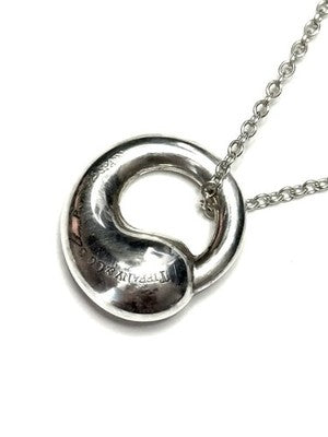 Authentic Tiffany & Co - Elsa Peretti Eternal Circle Pendant & Tiffany Chain