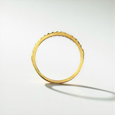 15 Diamond 0.45ct Gold Stacking Ring Size K