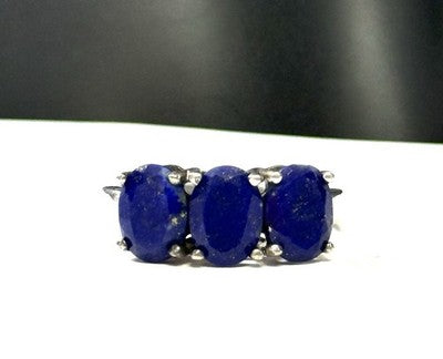 New Lapis Lazuli Trilogy Ring Size N