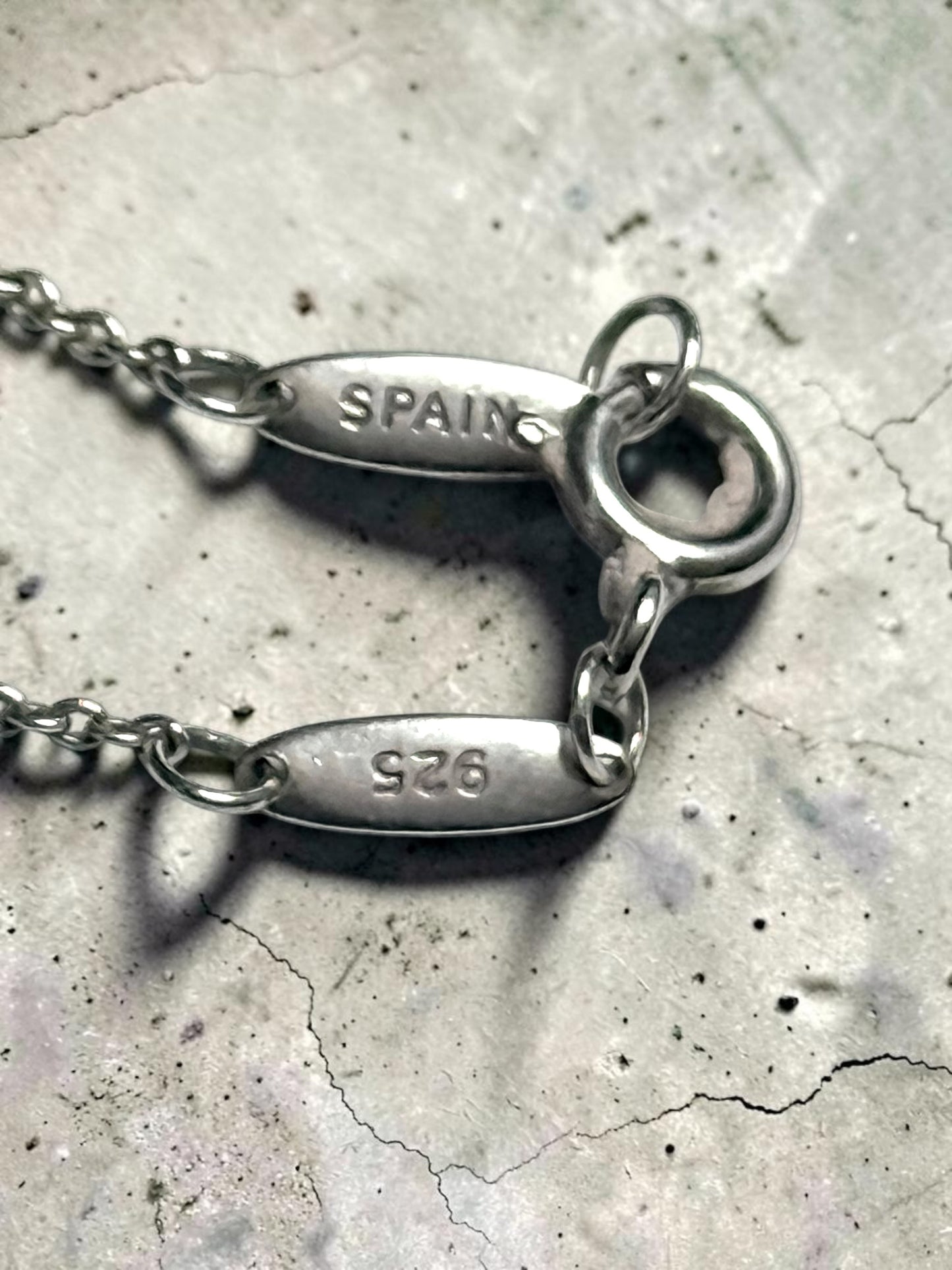 Tiffany & Co Initial 'e' Pendant Elsa Peretti 925 Silver + Chain