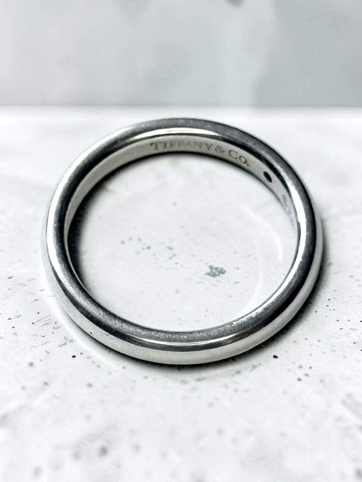Tiffany & Co Elsa Peretti Sapphire 925 Stacking Ring Size K