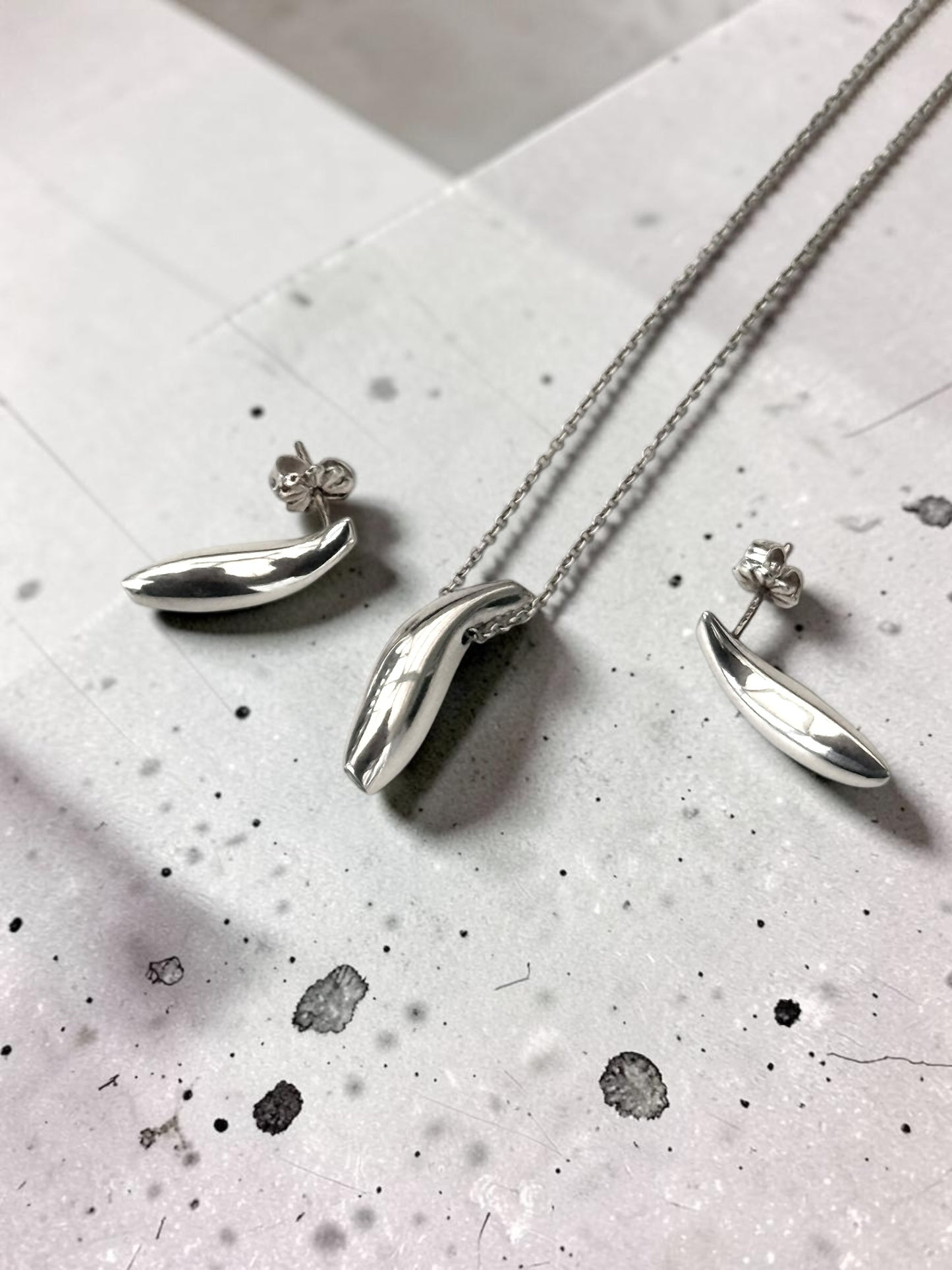 Rare Tiffany & Co Frank Gehry Fish Drop Pendant 925