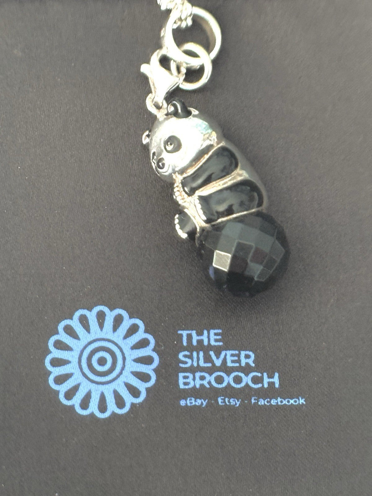 Rare Thomas Sabo Silver Panda Charm & Thomas Sabo Silver Chain Fully HallMarked Necklace