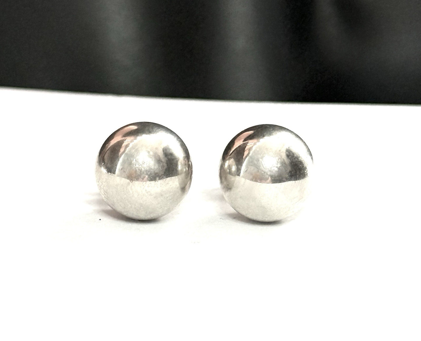 Tiffany and Co Sterling Hardwear Ball Earrings