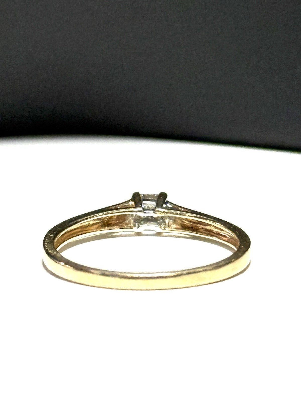 Princess Cut Diamond 0.26ct Solitaire Gold Ring