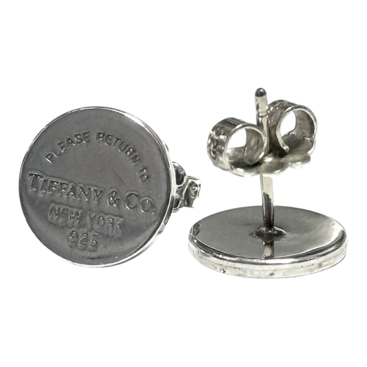 Tiffany & Co 925 Silver Return To Tiffany Earrings Authentic