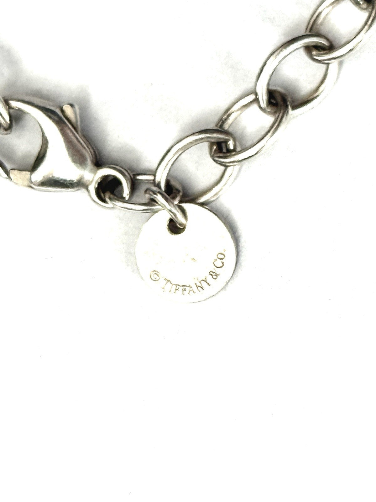 Tiffany & Co Sterling Silver Infinity Bracelet 7" Small 925 Authentic