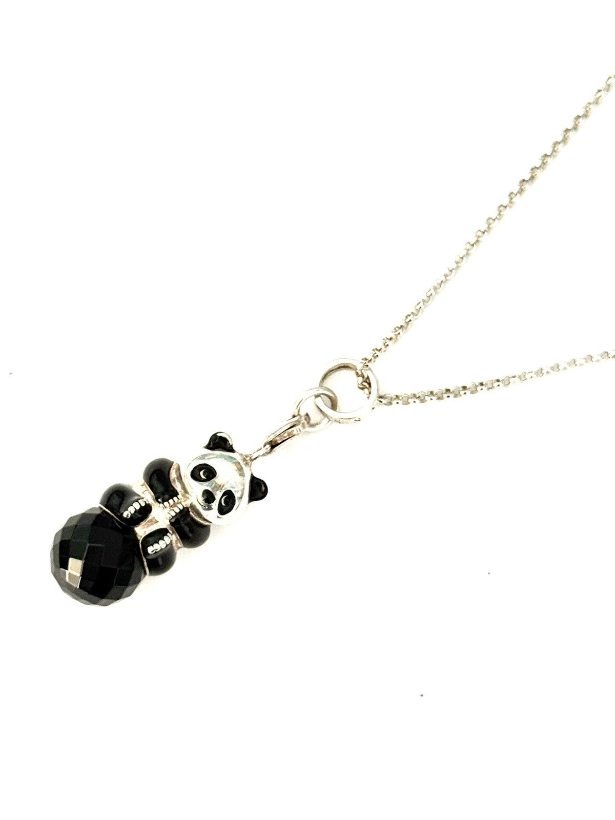 Rare Thomas Sabo Silver Panda Charm & Thomas Sabo Silver Chain Fully HallMarked Necklace