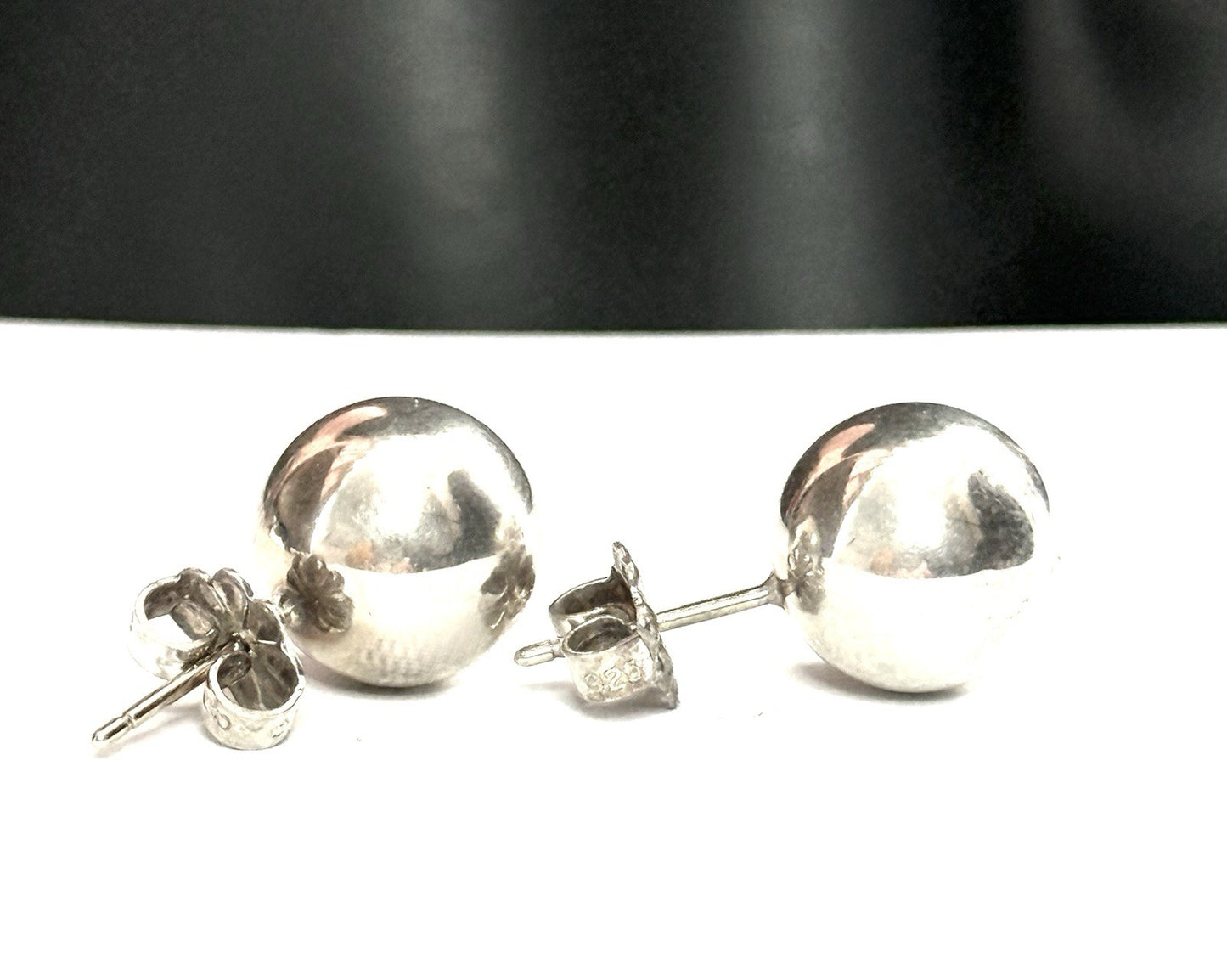 Tiffany and Co Sterling Hardwear Ball Earrings