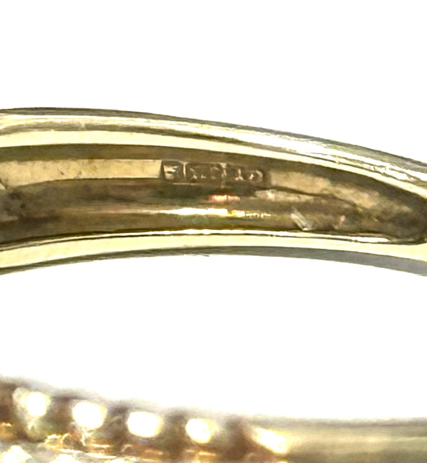 52 Diamond Gold Stacking Ring Size K