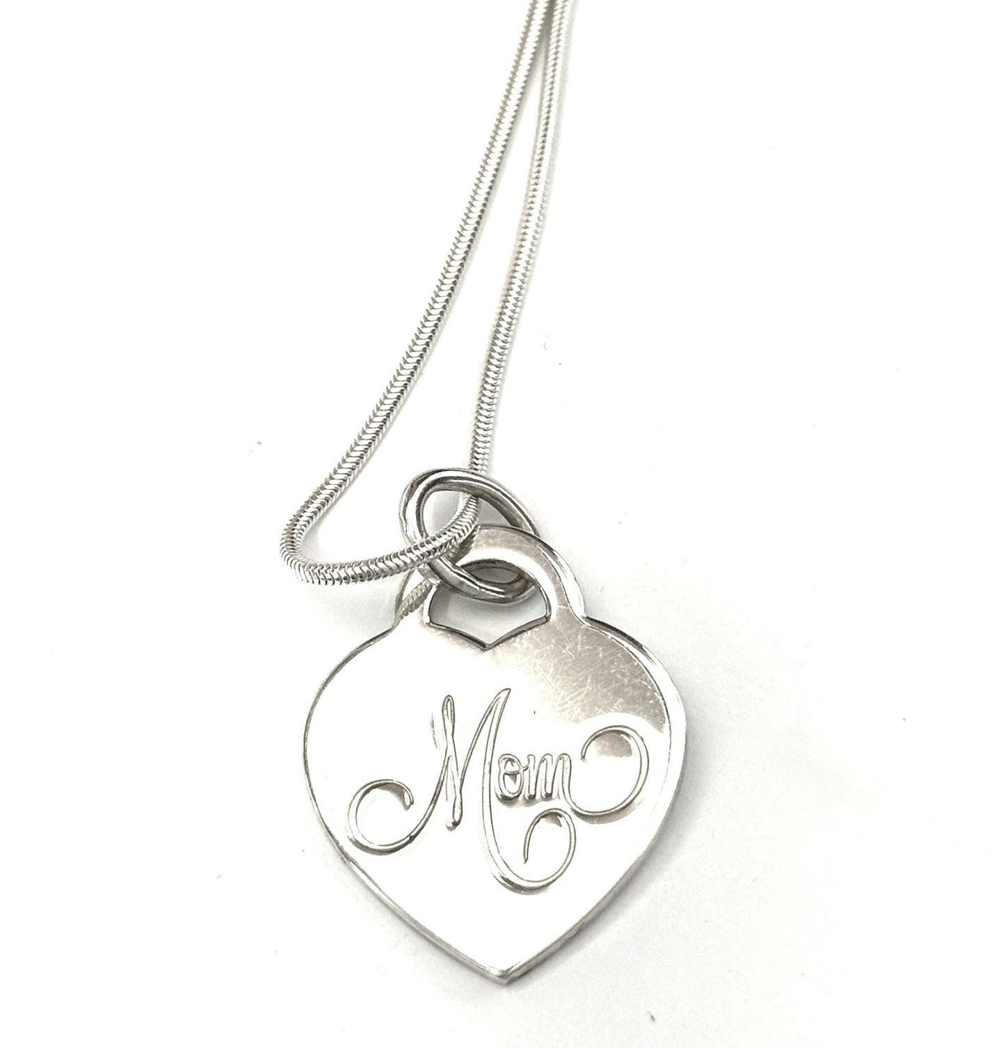 Tiffany & Co Mom Silver Pendant Authentic