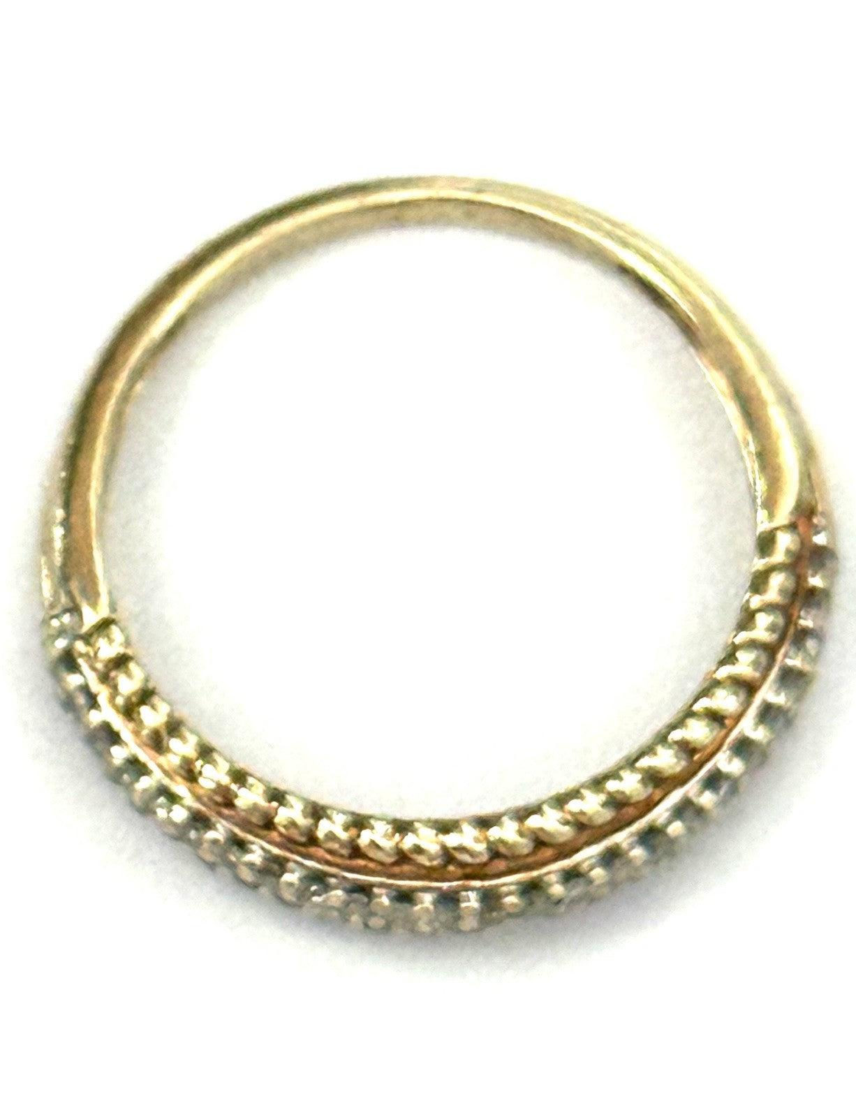 52 Diamond Gold Stacking Ring Size K