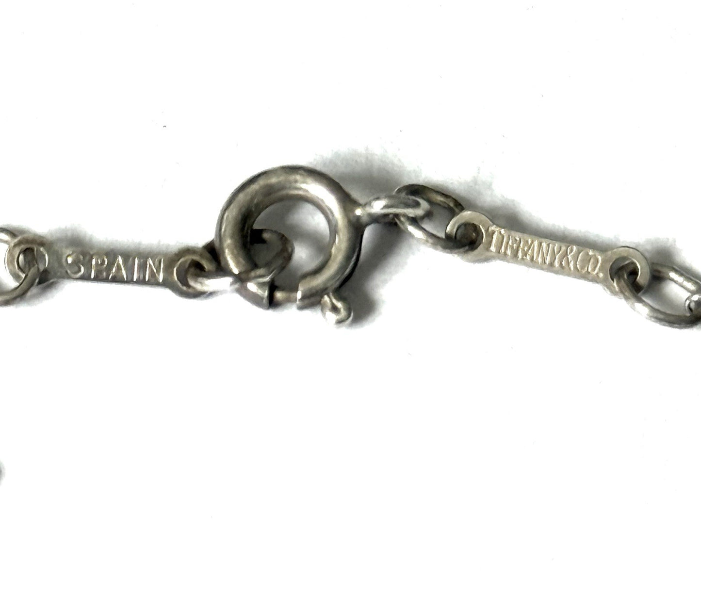 Tiffany & Co. Elsa Peretti Open Heart Pendant Necklace Sterling Silver 925