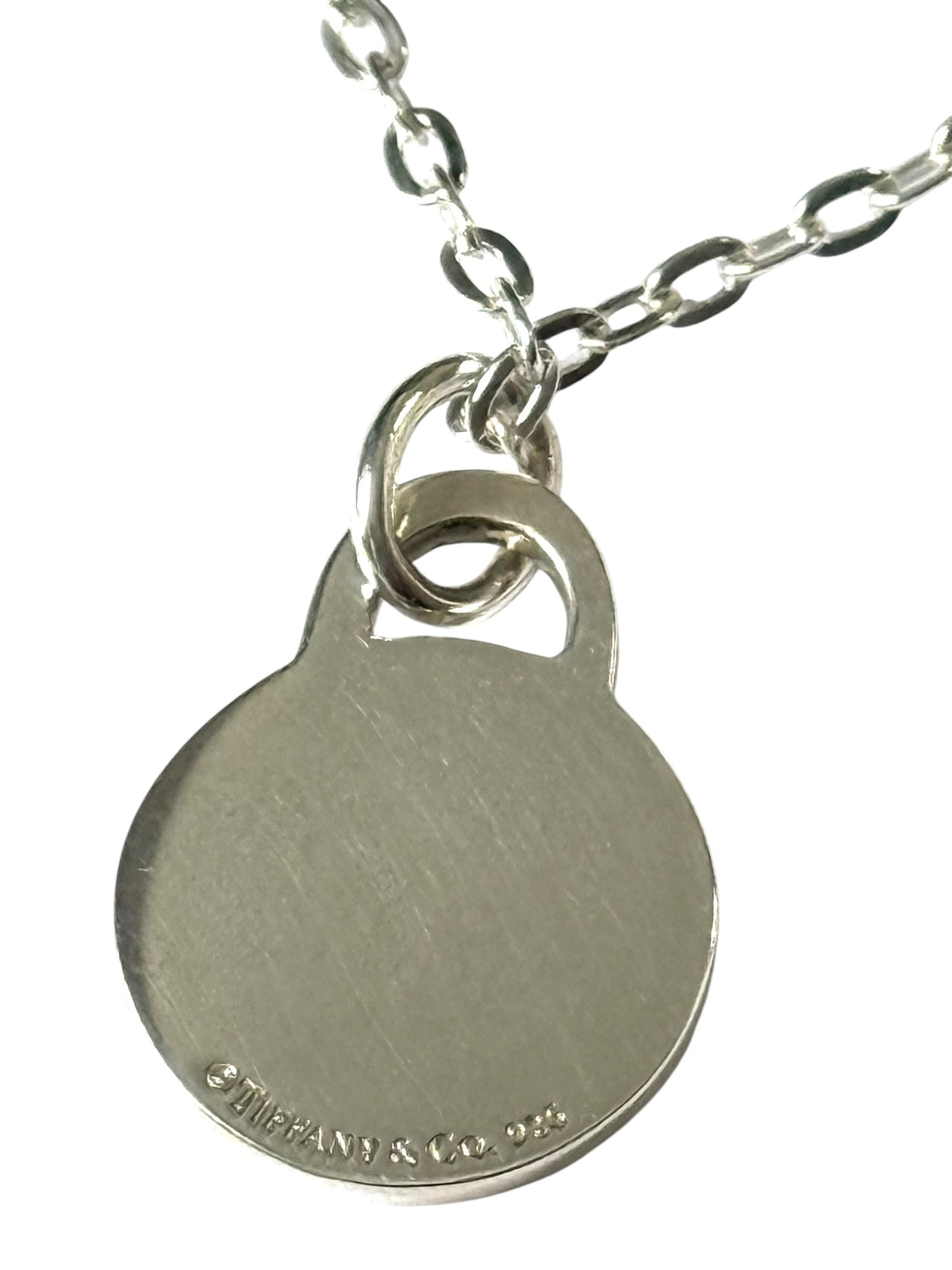 Tiffany & Co Return To Tiffany Pendant & Silver Chain