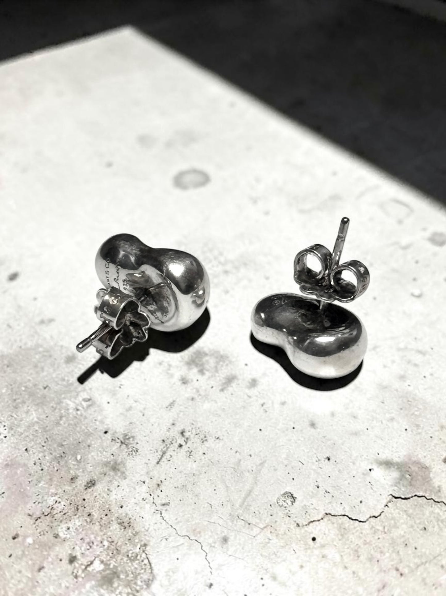 Tiffany & Co Bean Earrings 925 Elsa Peretti