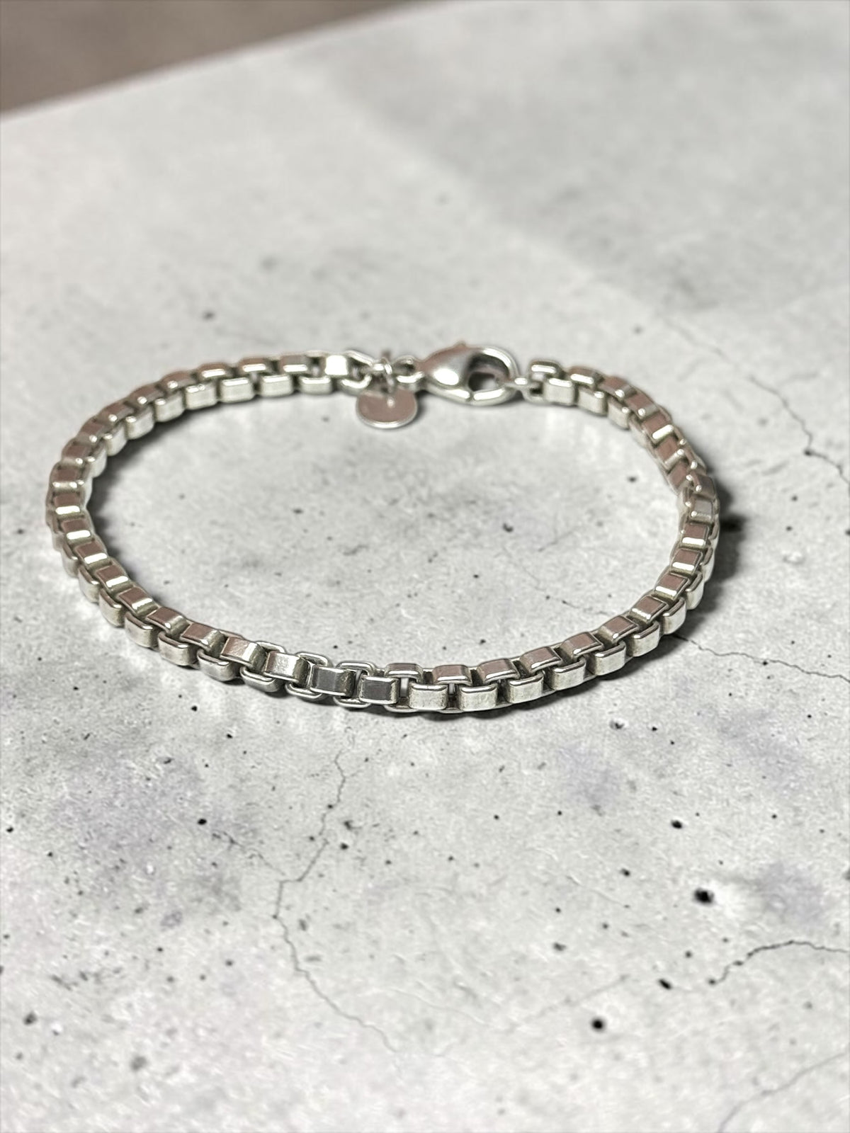 Vintage Tiffany & Co Silver Venetian Link Bracelet 7 1/2" Hallmarked