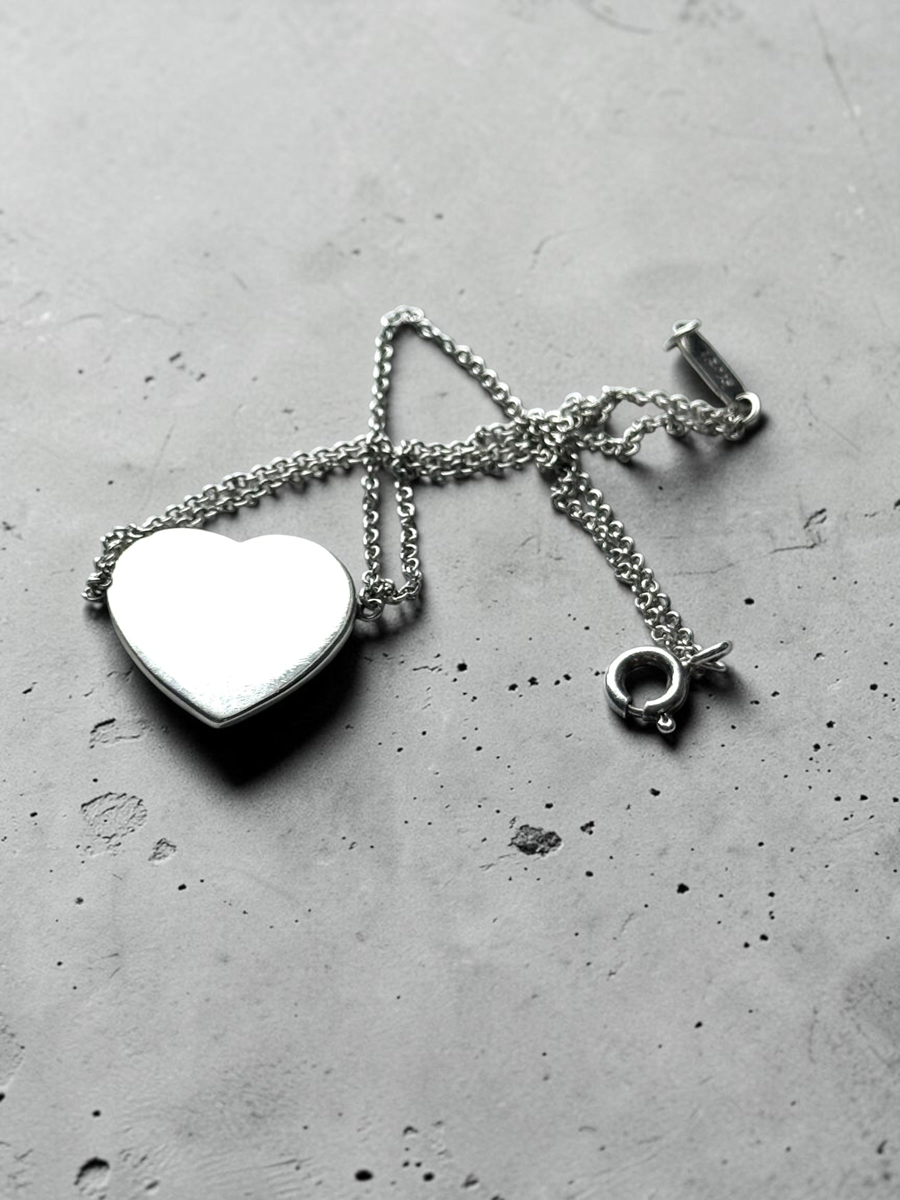 Tiffany & Co Return To Tiffany Heart Double Chain 7" Bracelet 925