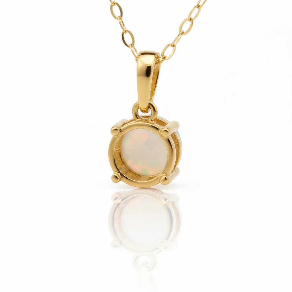 Opal, Ruby & Sapphire 9ct Gold Pendants & Chains