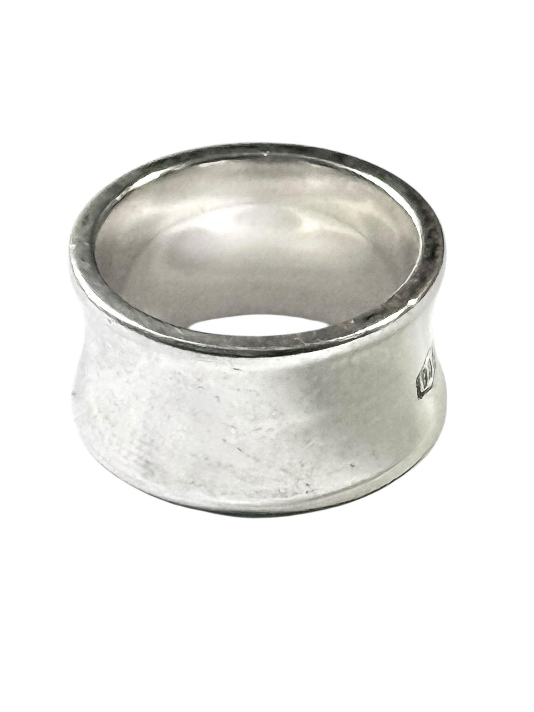 Tiffany & Co 1837 Vintage Wide Band Ring Unisex Size O