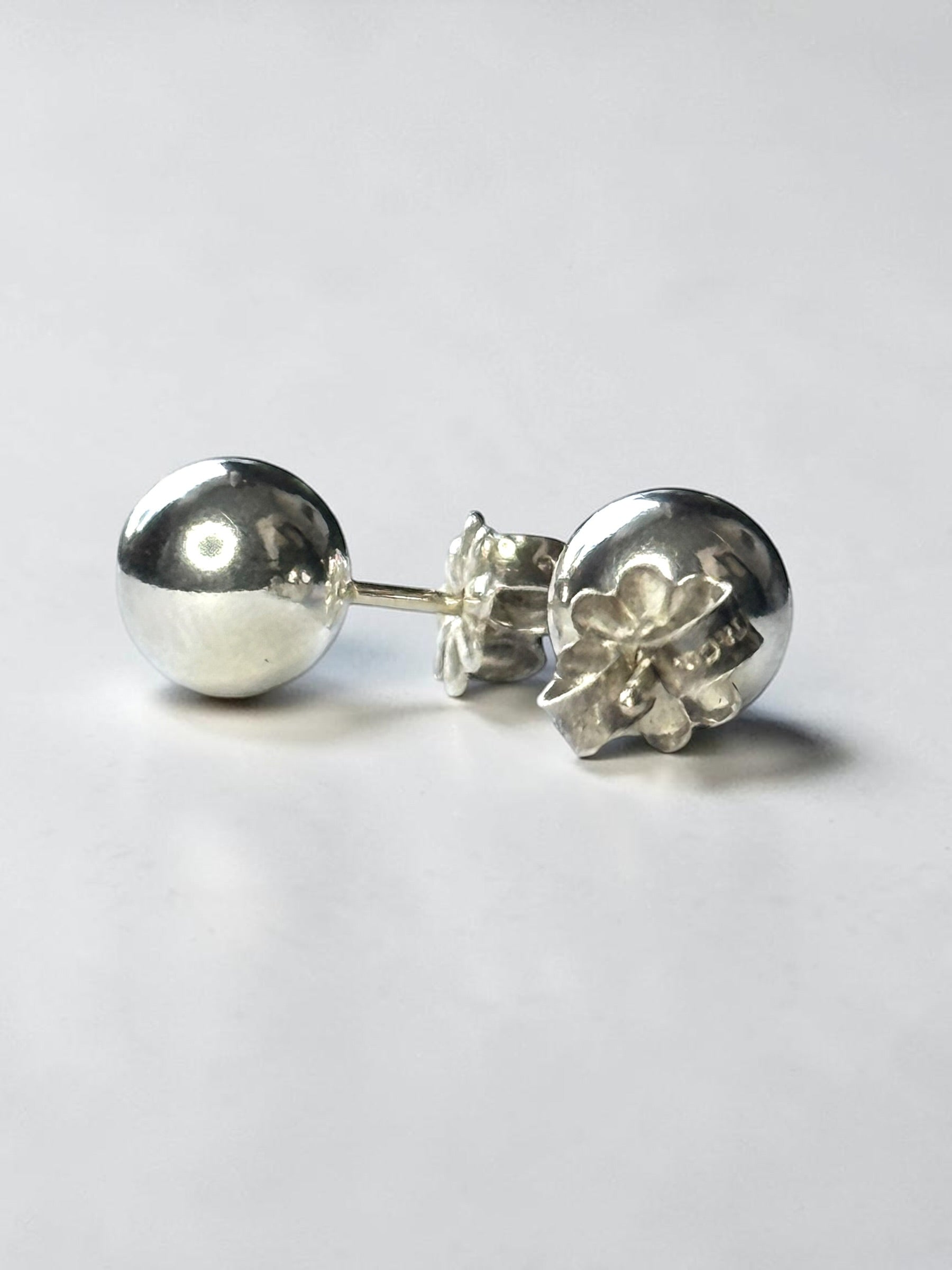Tiffany and Co Sterling Hardwear 8mm Ball Earrings