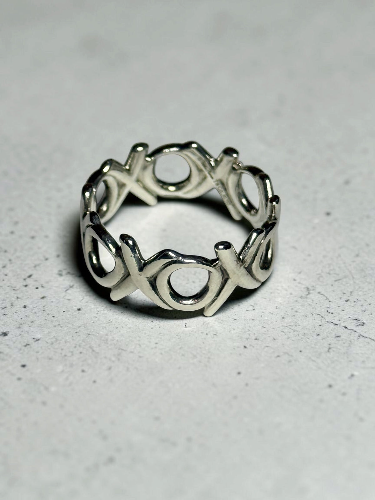 Tiffany & Co Paloma Picasso Hugs N Kisses 925 Silver Ring