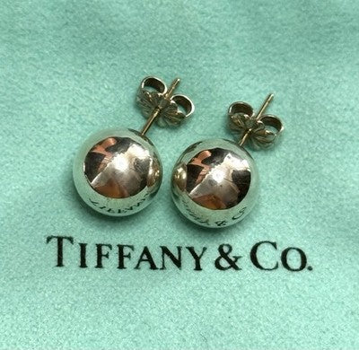 Tiffany and Co Sterling Hardwear Ball Earrings