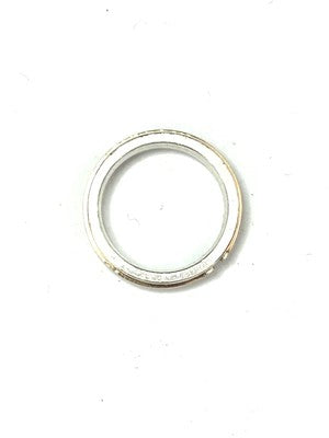Tiffany & Co. 18Ct 18K Gold and Silver T Wide Band Ring size K UK Hallmarked
