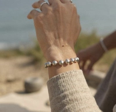 Genuine Tiffany & Co Sterling Silver HardWear Ball bracelet Large RRP £650