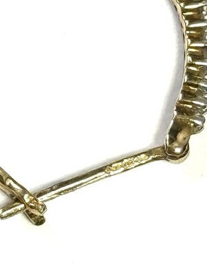 28 Diamond Studded 9ct Gold Hoop Earrings