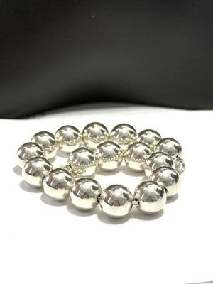 Genuine Tiffany & Co Sterling Silver HardWear Ball bracelet Large RRP £650