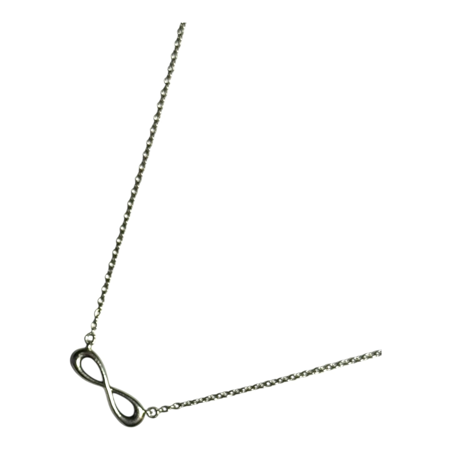 Tiffany & Co Infinity Pendant Necklace Sterling Silver 925