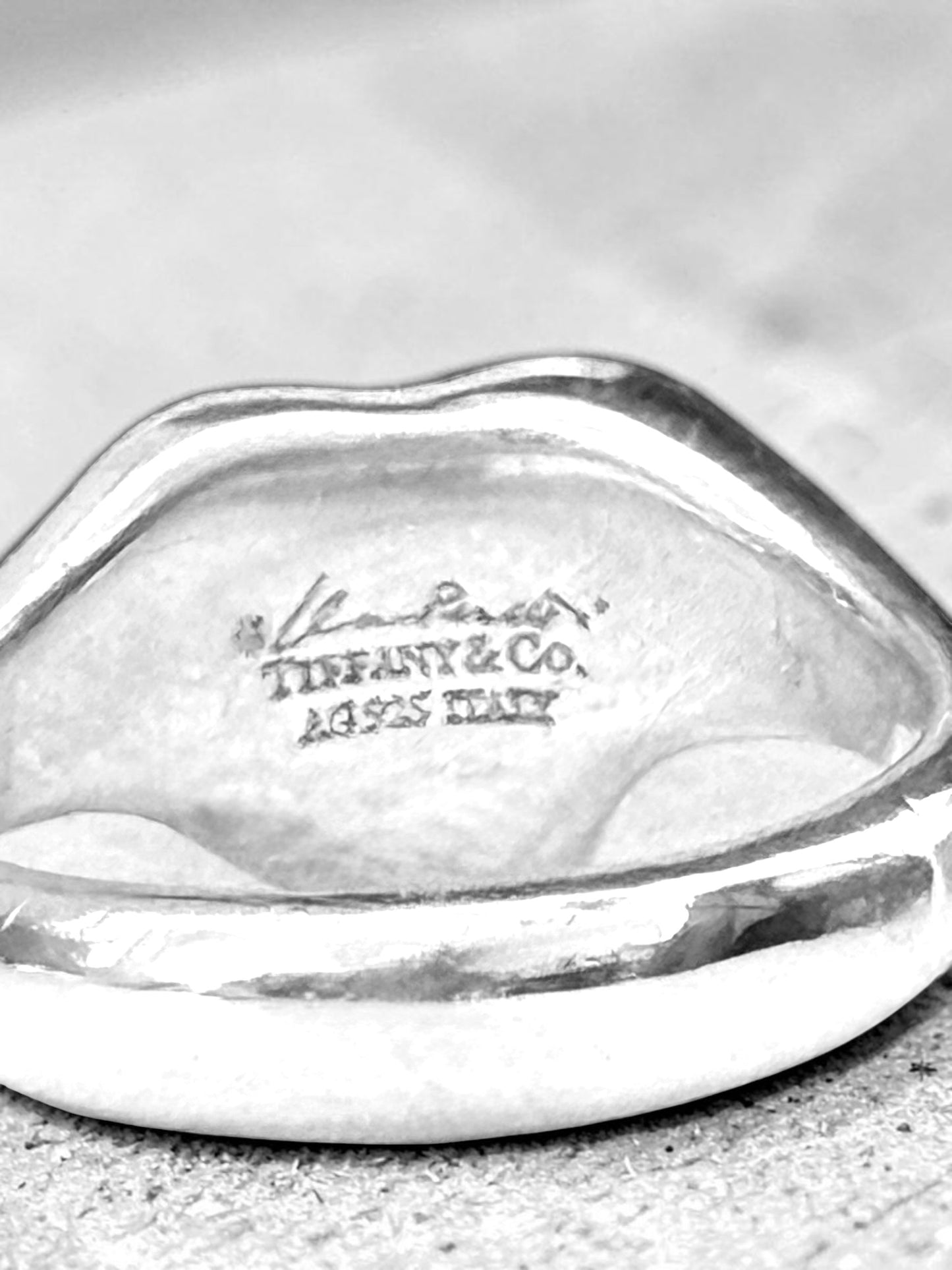 Tiffany & Co Full Heart Elsa Peretti Ring Size L 1/2