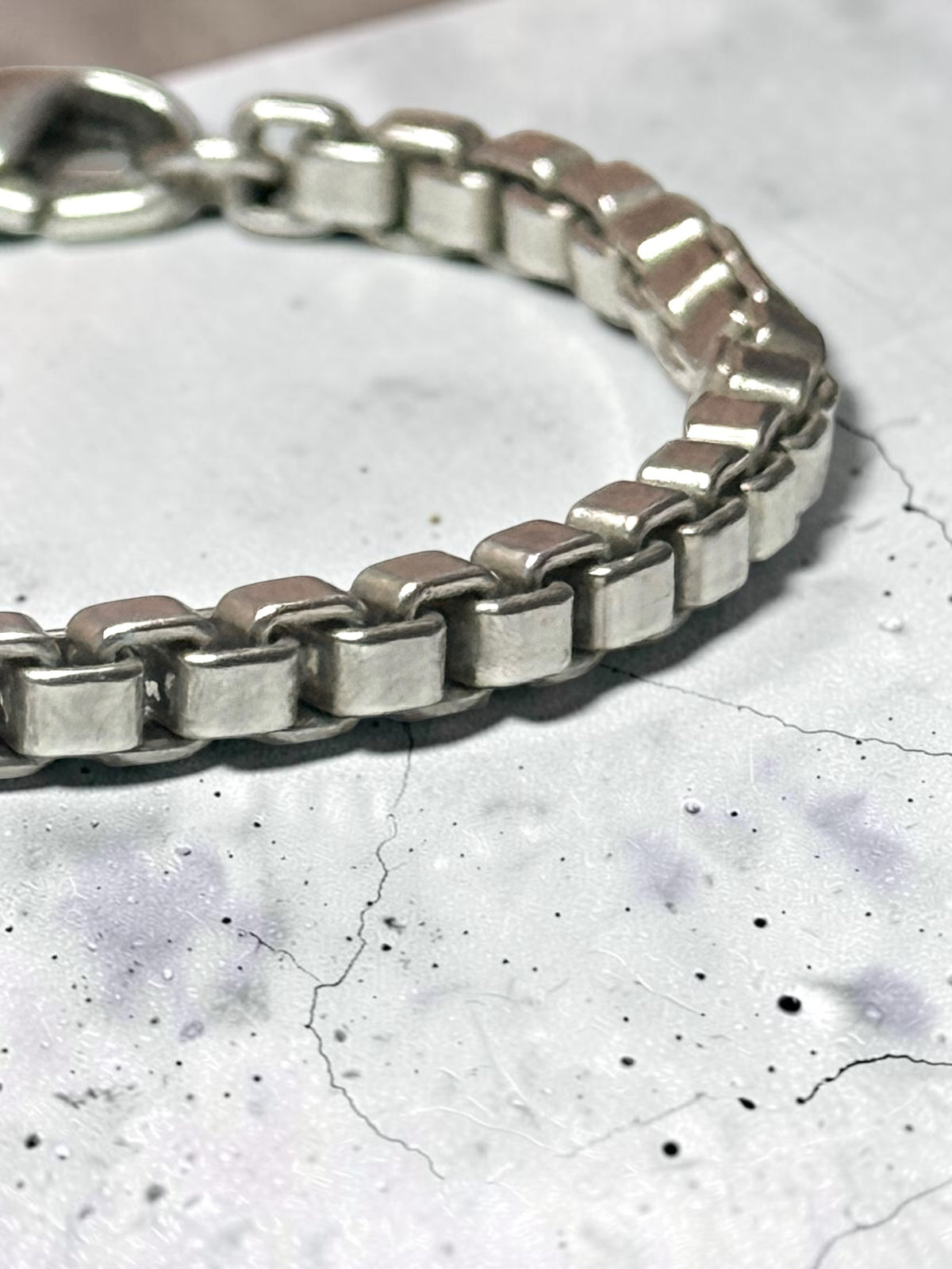 Vintage Tiffany & Co Silver Venetian Link Bracelet 7 1/2" Hallmarked