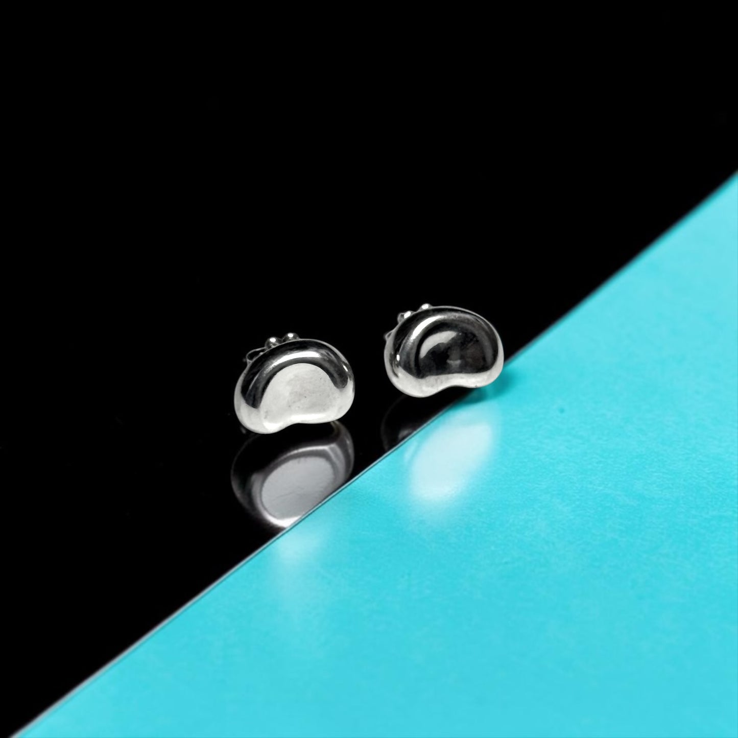 Tiffany & Co Bean Earrings 925 Elsa Peretti