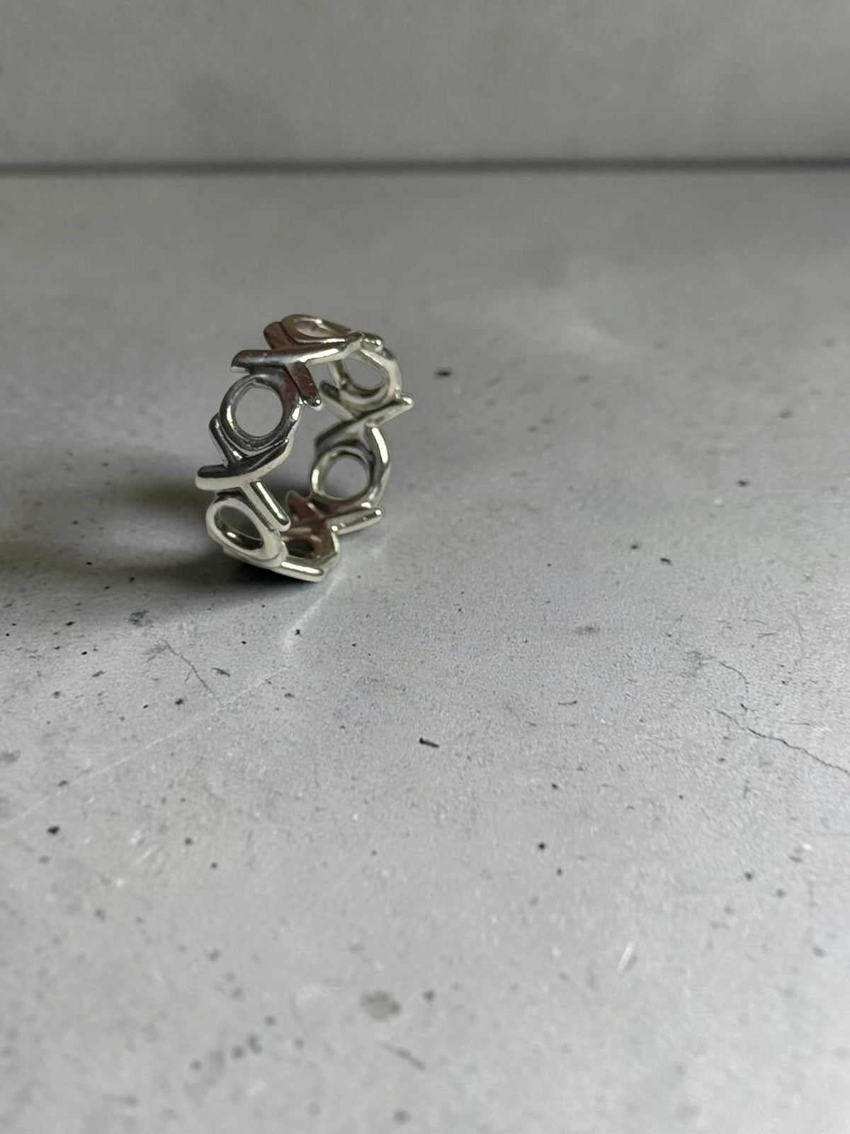 Tiffany & Co Paloma Picasso Hugs N Kisses 925 Silver Ring