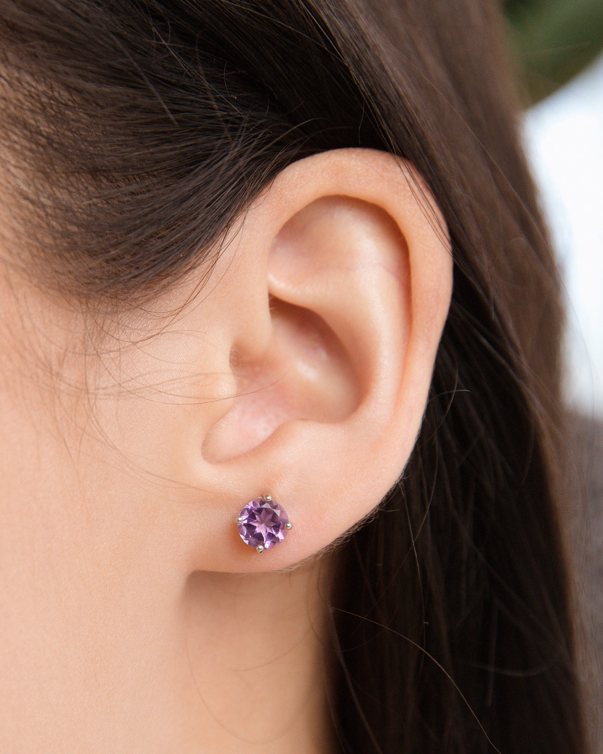 Pink Sapphire & Amethyst Jewellery Set in Sterling Silver