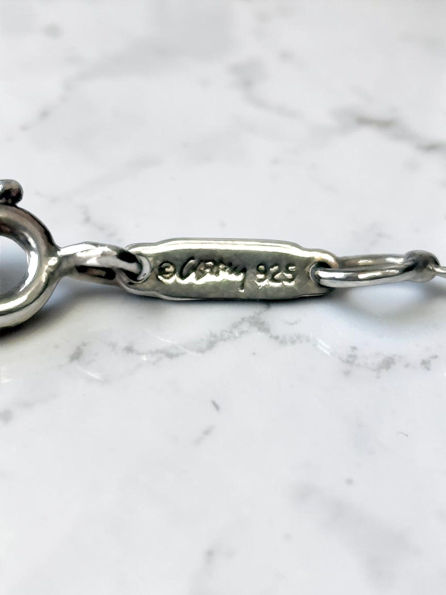 Very Rare Tiffany & Co Frank Gehry Morph Pendant & 20" Necklace 925 Silver