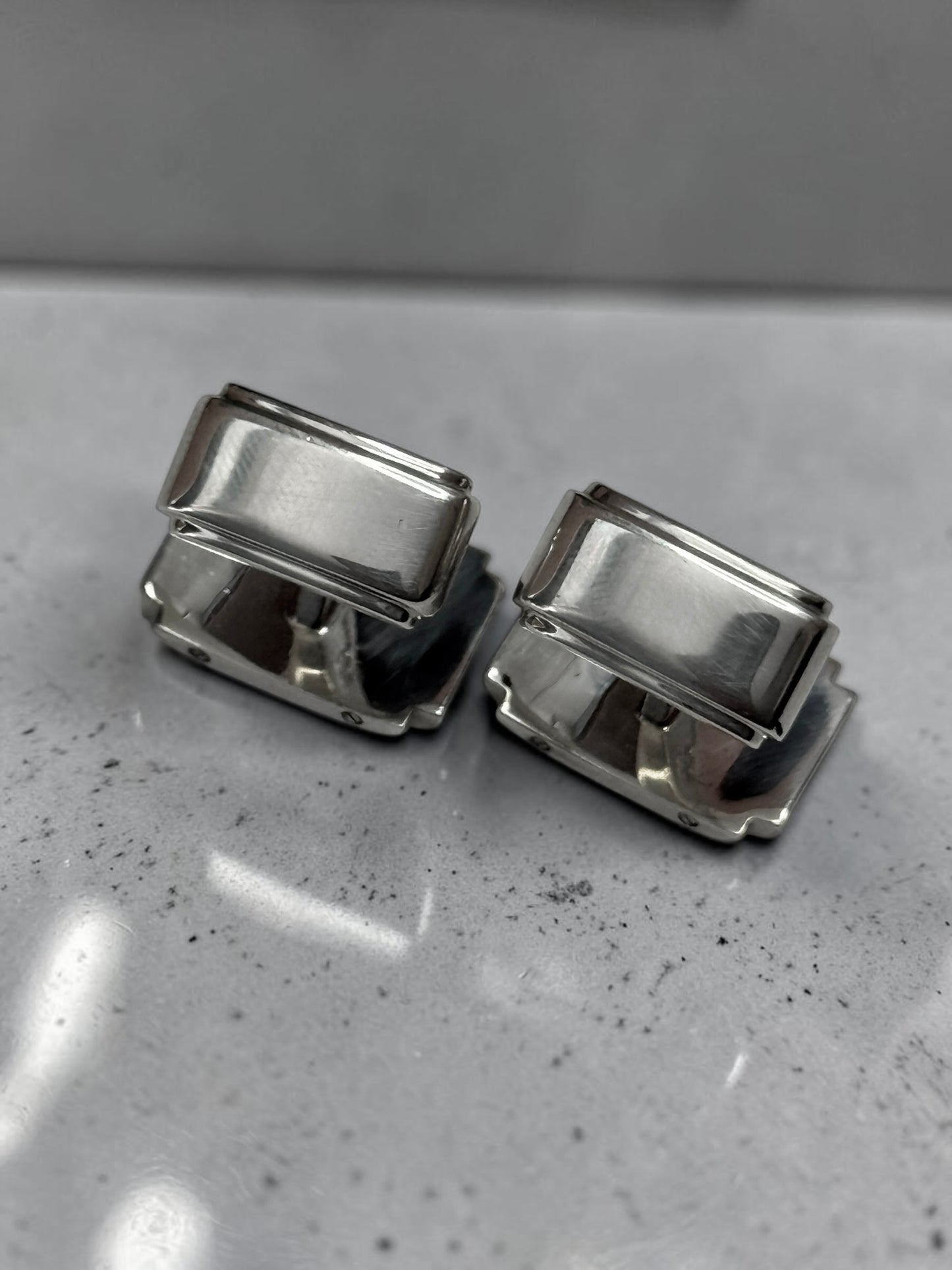Lovely Gift Tiffany & Co Cufflinks 925 Silver Hallmarked