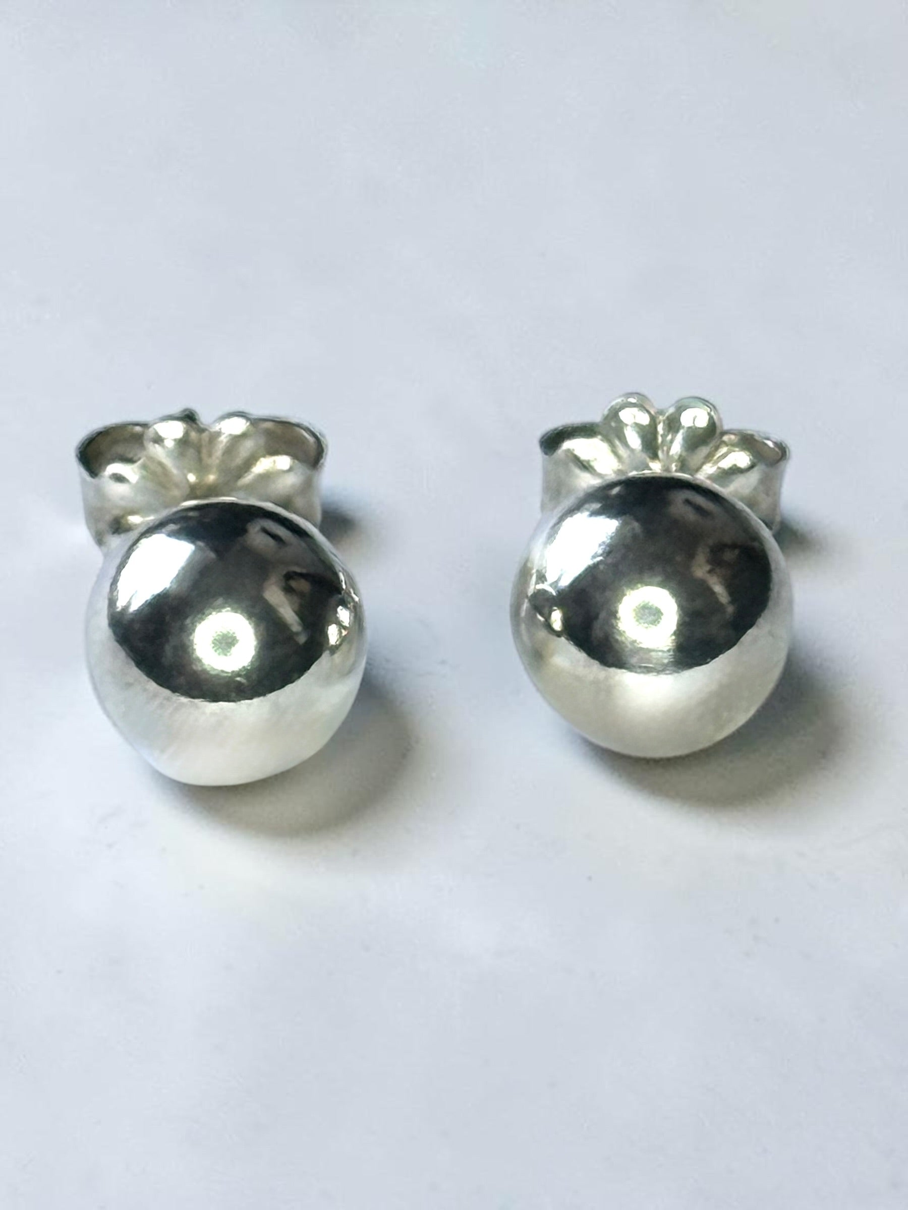 Tiffany and Co Sterling Hardwear 8mm Ball Earrings