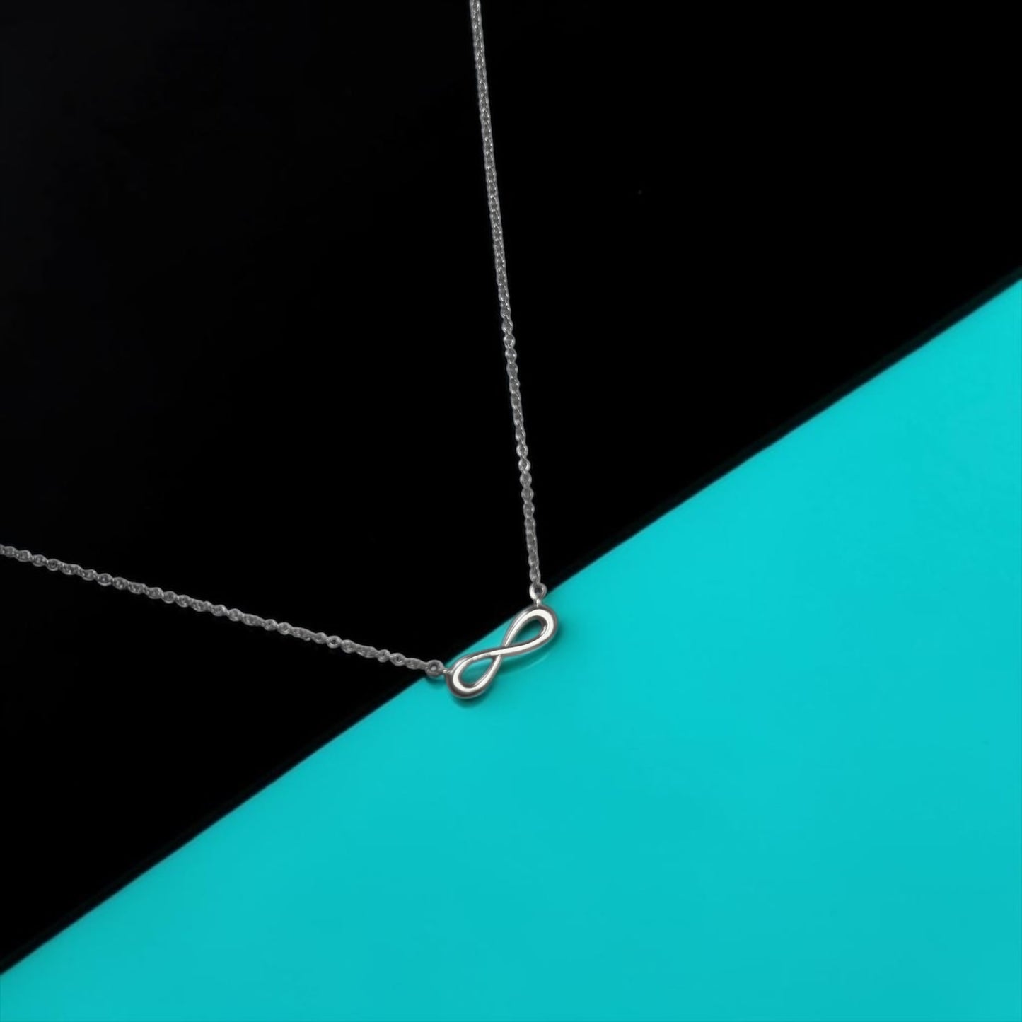 Tiffany & Co Infinity Eternal Pendant Necklace Sterling Silver 925