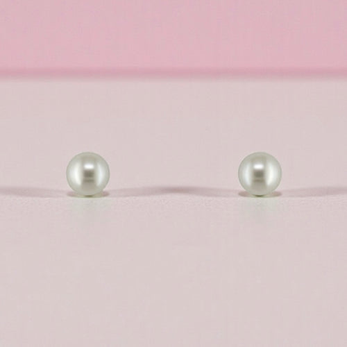 9ct Gold Cultured Pearl Earrings New June Birth Stone